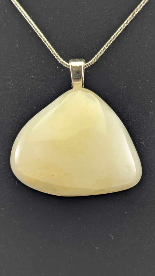 Milky Agate Pendant