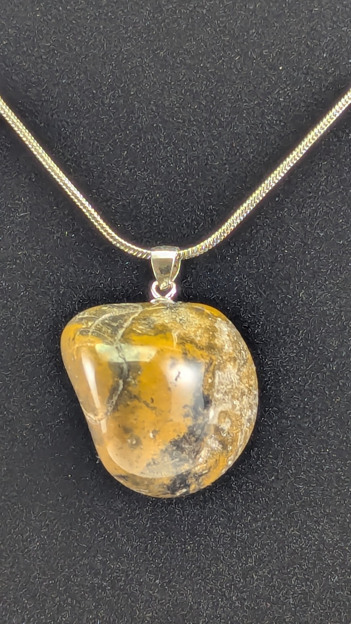 Jasper Conglomerate Pendant