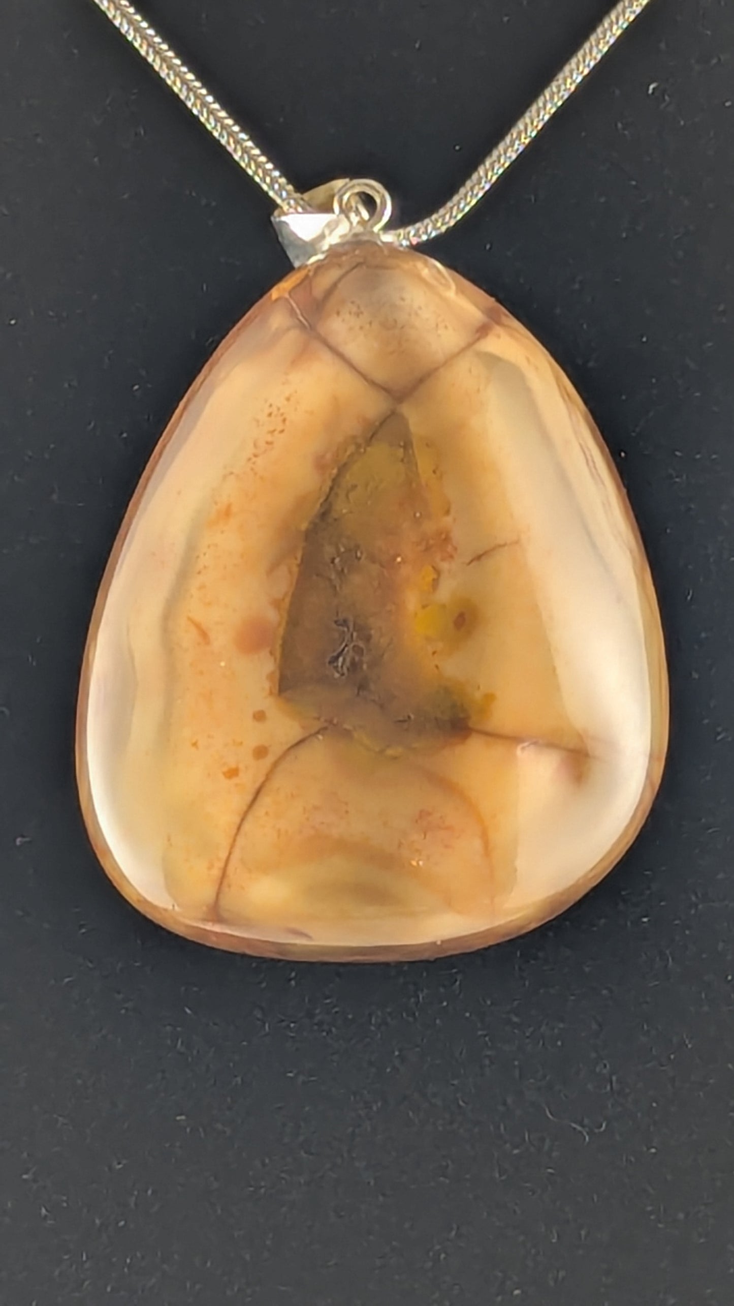Reversible Bahia Agate Pendant