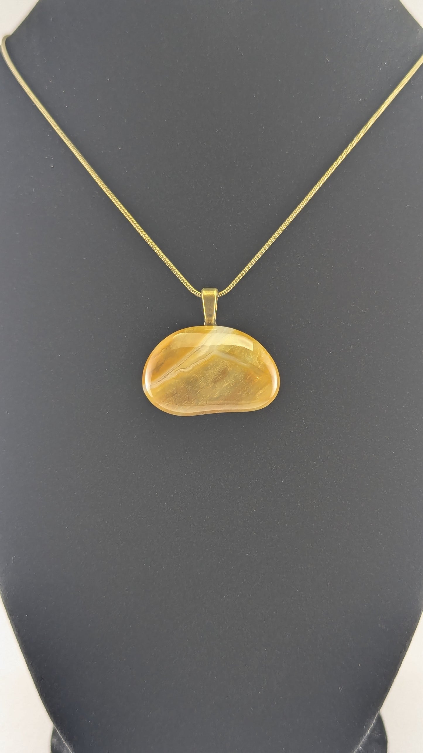 Yellow Agate Pendant