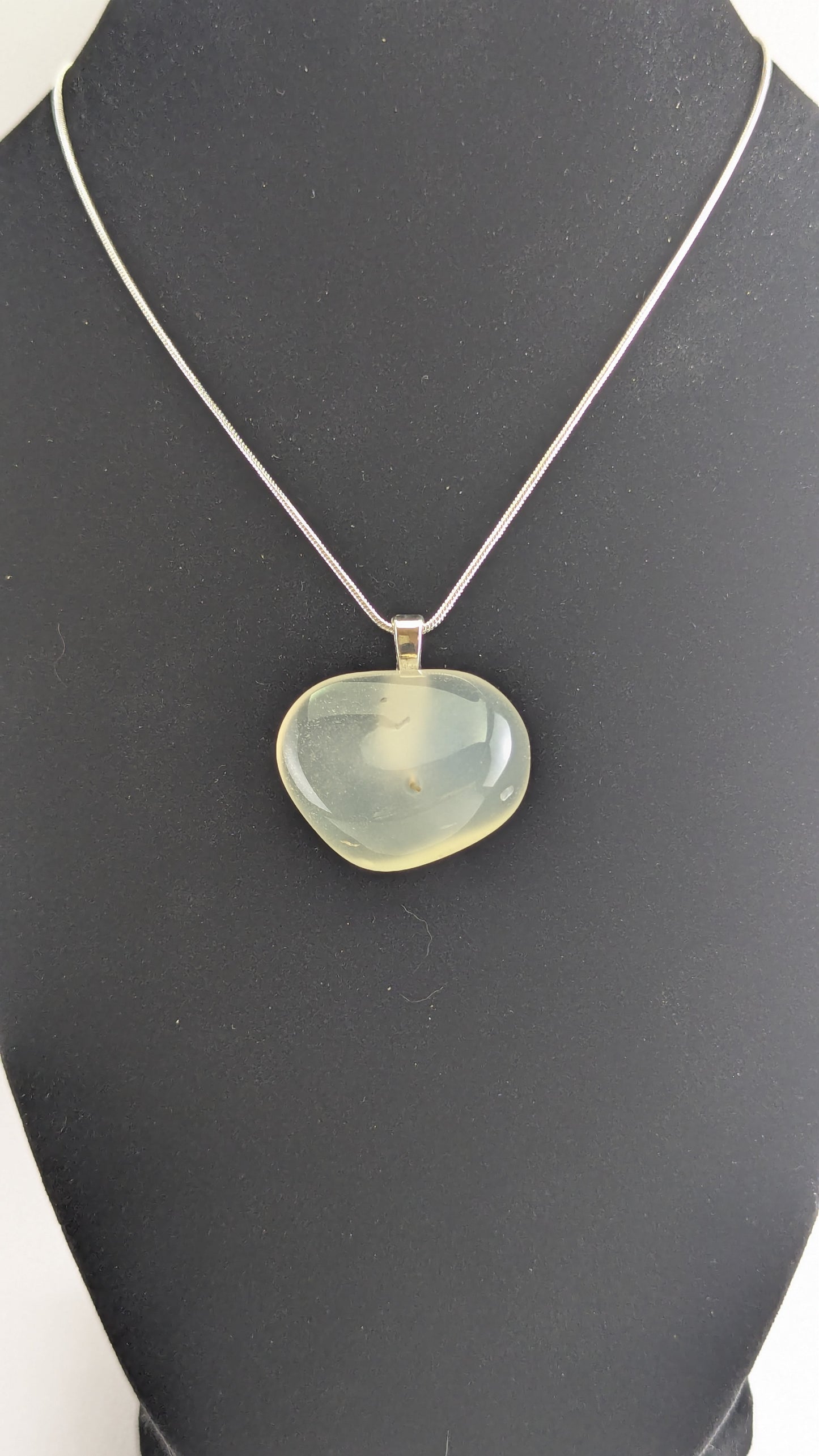 Translucent Nebulous Quartz Pendant