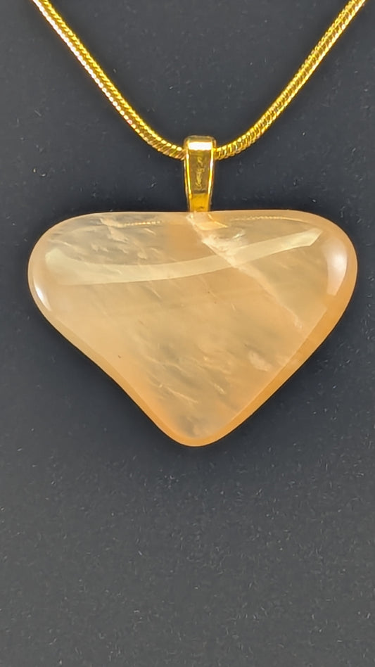 Rose Quartz Tripoint Pendant