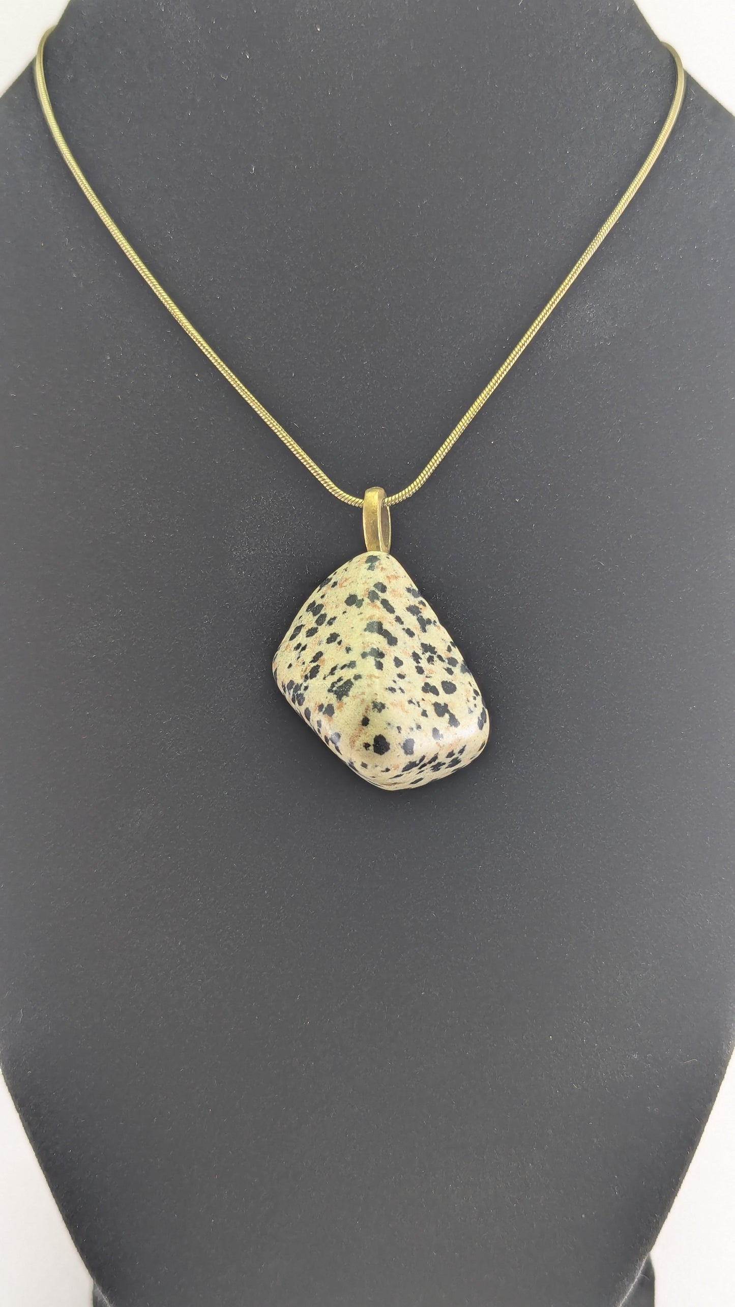 Dalmatian Stone Pendant