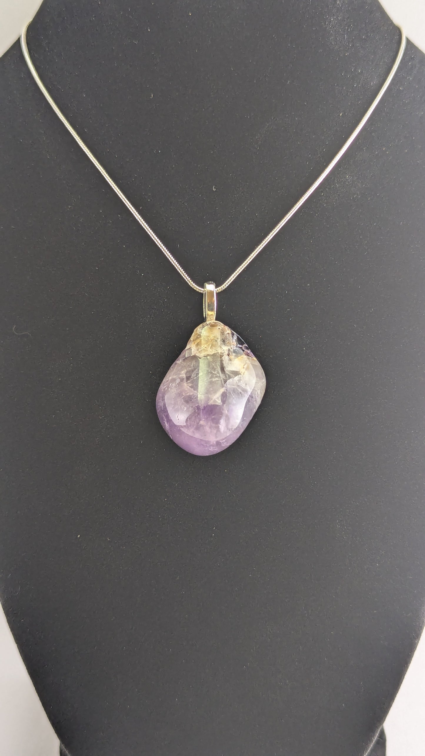 Fractured Amethyst Pendant