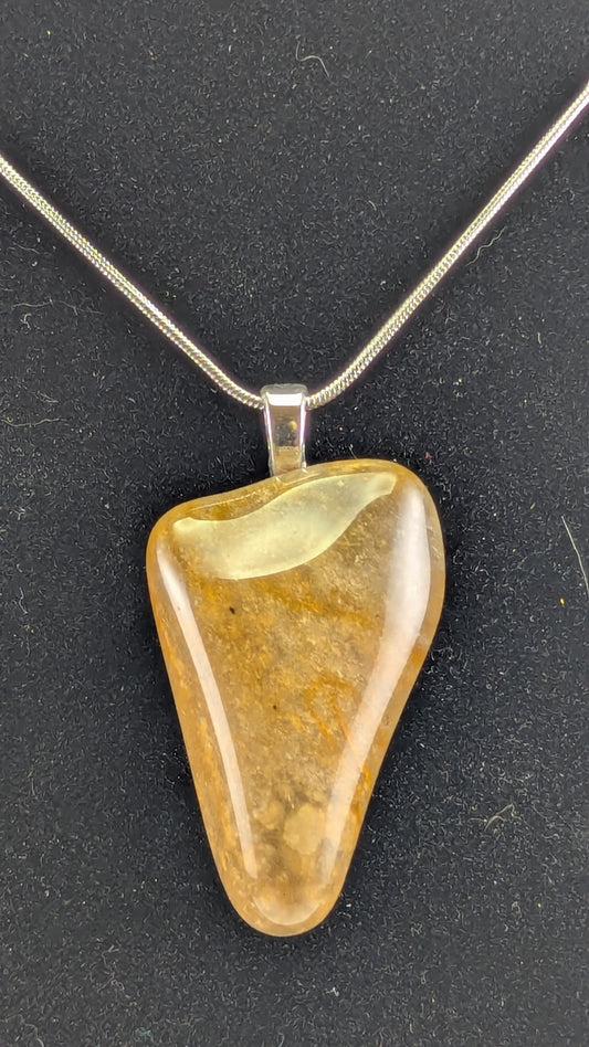 Triangular Chert Pendant