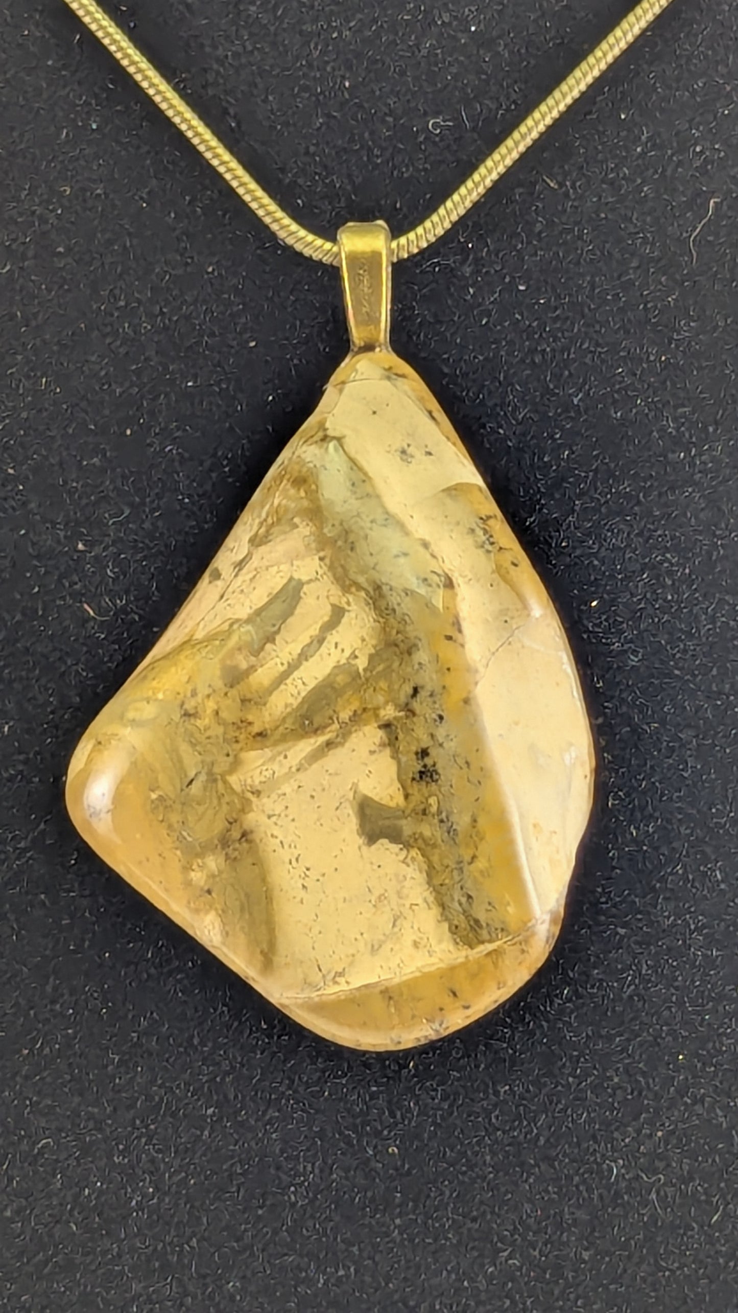 Green Jasper Sandstone Pendant