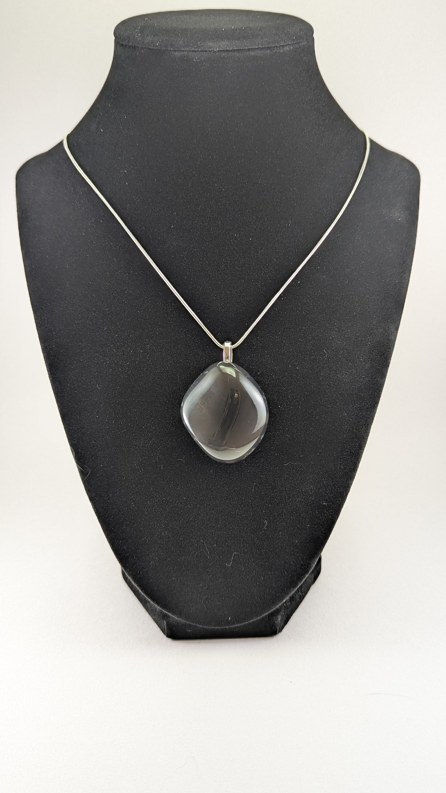 Black Chalcedony Pendant