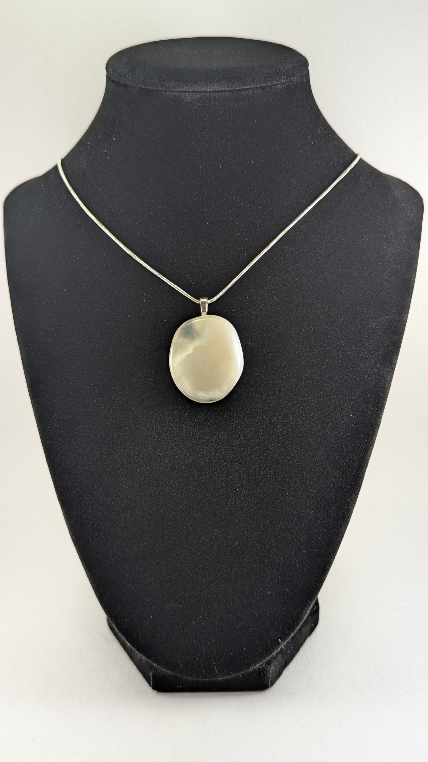 Milky Agate Pendant