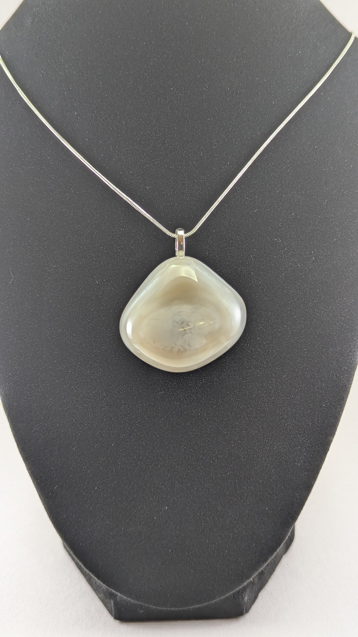 Milky Agate Pendant