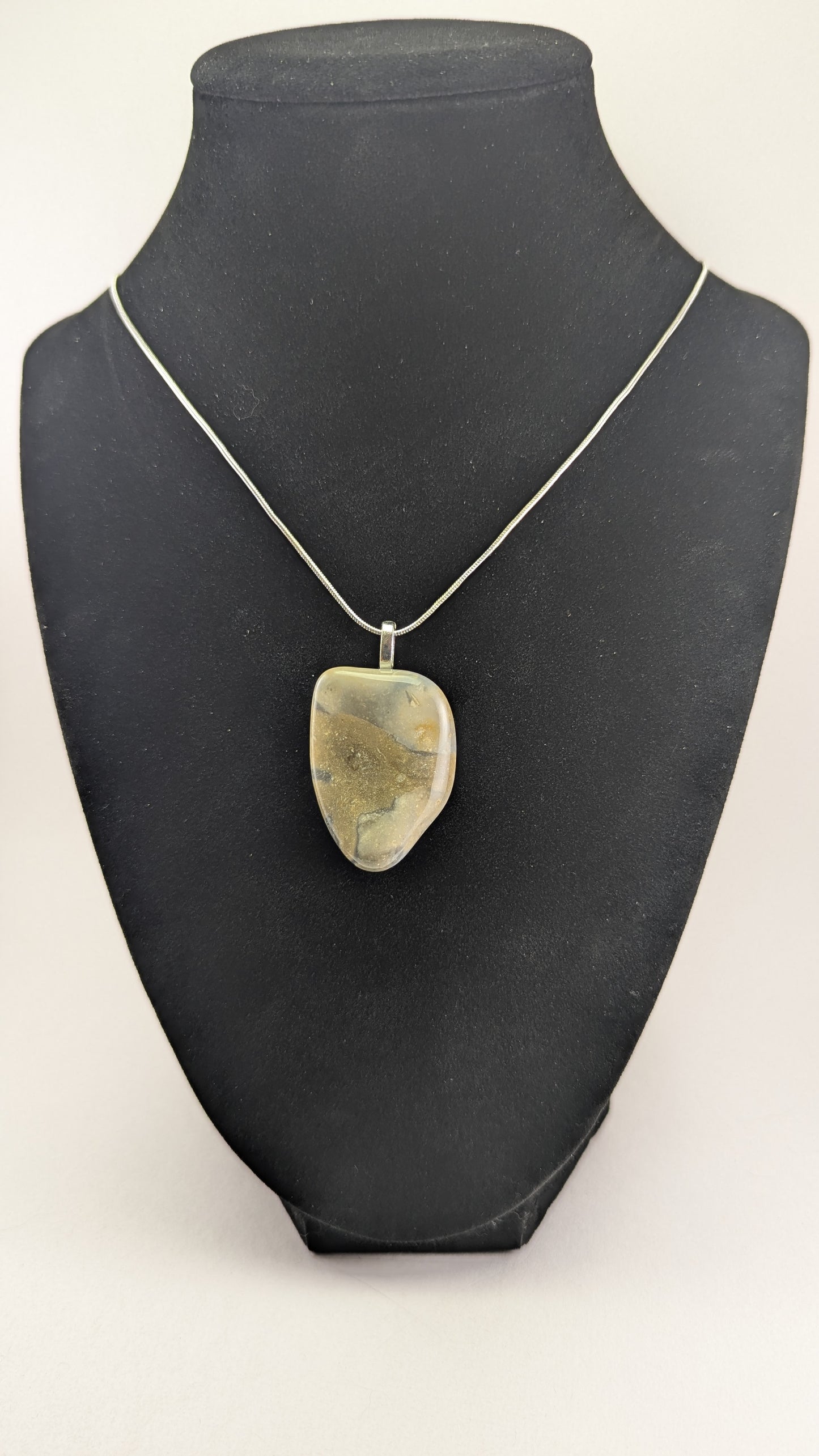 Blue Chert Pendant