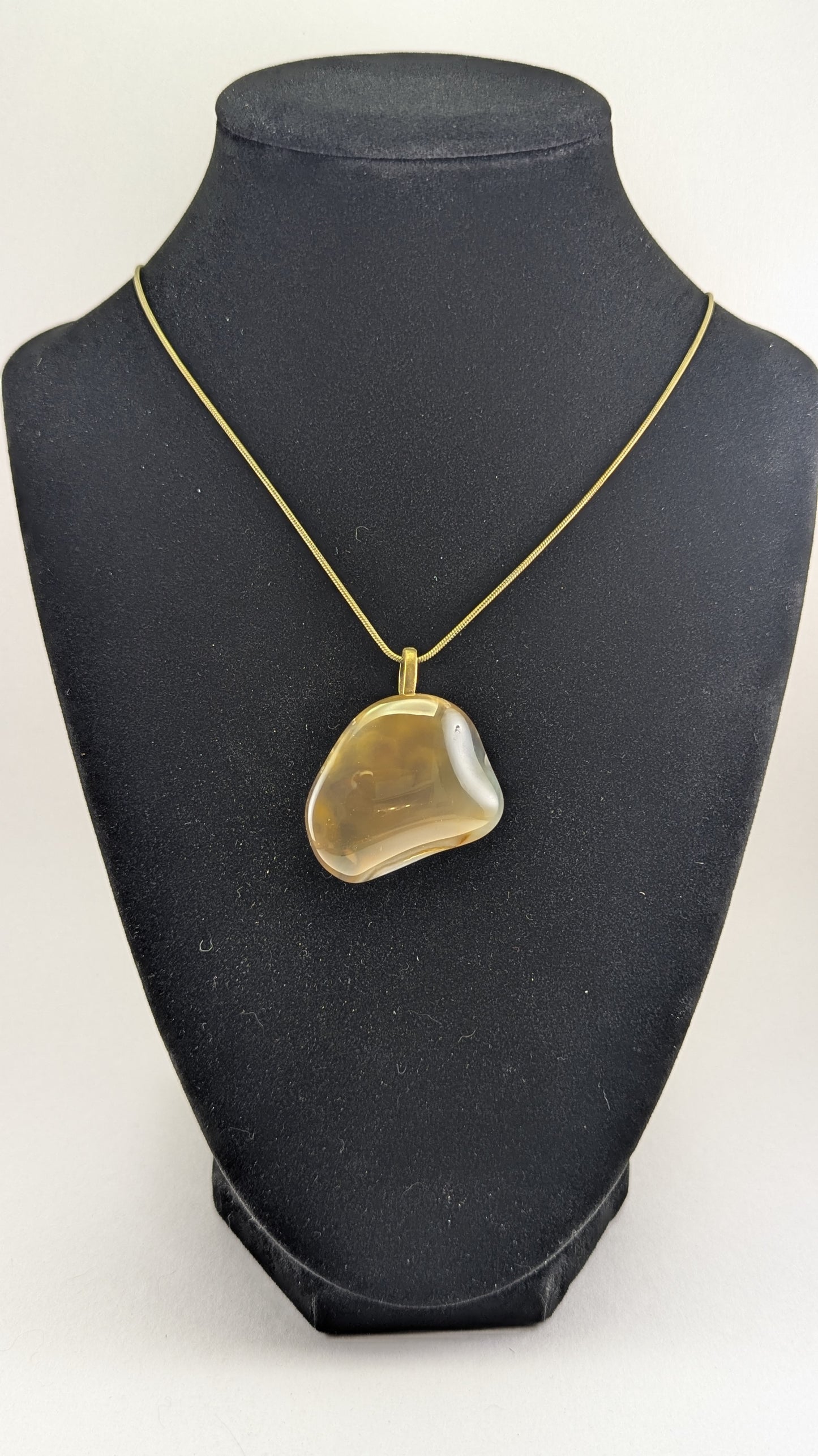 Banded Smoky Agate Pendant